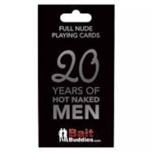 20 Years of Hot Naked Men - Nude Male Playing Cards